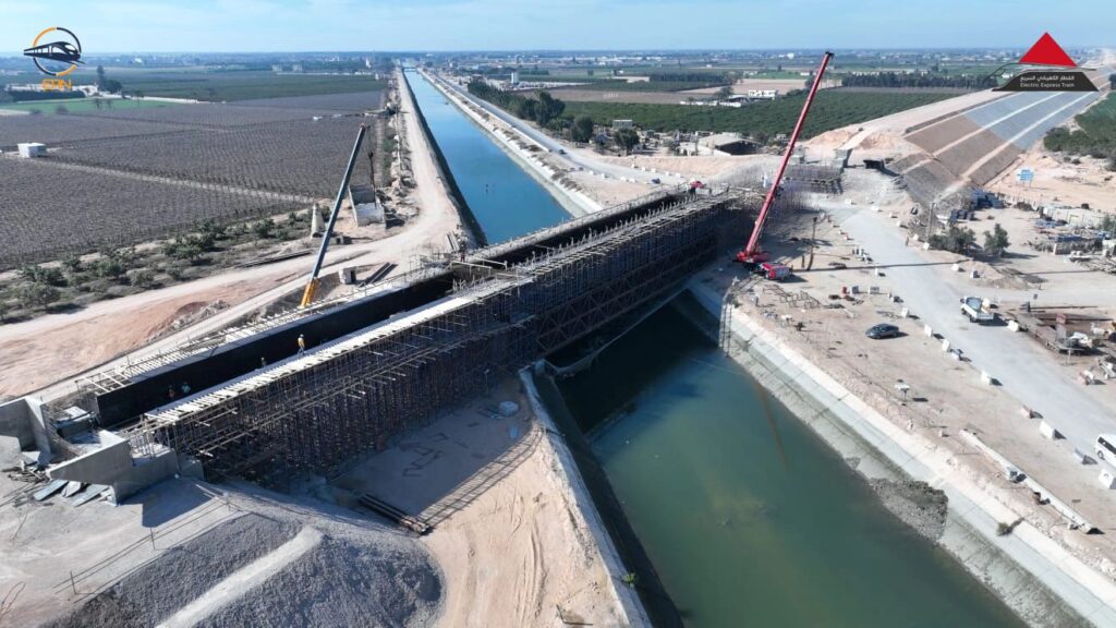 كوبري ترعة النصر: شريان جديد لقطار المستقبل ودقة هندسية ترسم ملامح الجمهورية الجديدة