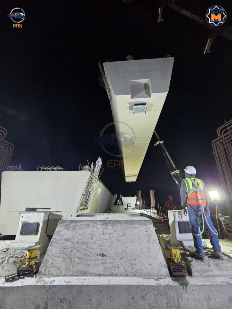 تنفيذ المسار العلوي لمحطة مترو ” طوسون ” بمترو الإسكندرية الاقليمي