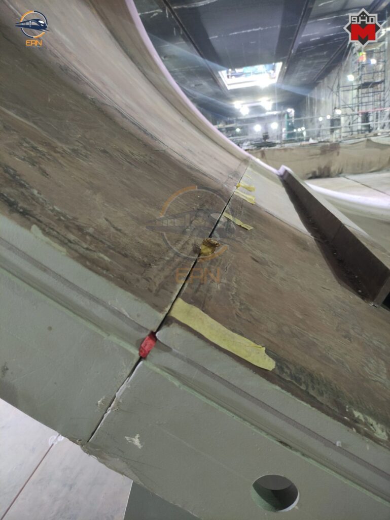 أوراسكوم تبدأ تجميع ماكينة حفر الأنفاق بمحطة الفسطاط