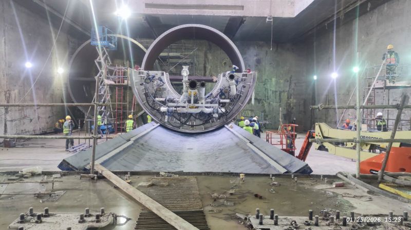 انطلاق “العملاق” تحت الأرض: بدء الحفر النفقي للمرحلة الأولى من الخط الرابع للمترو